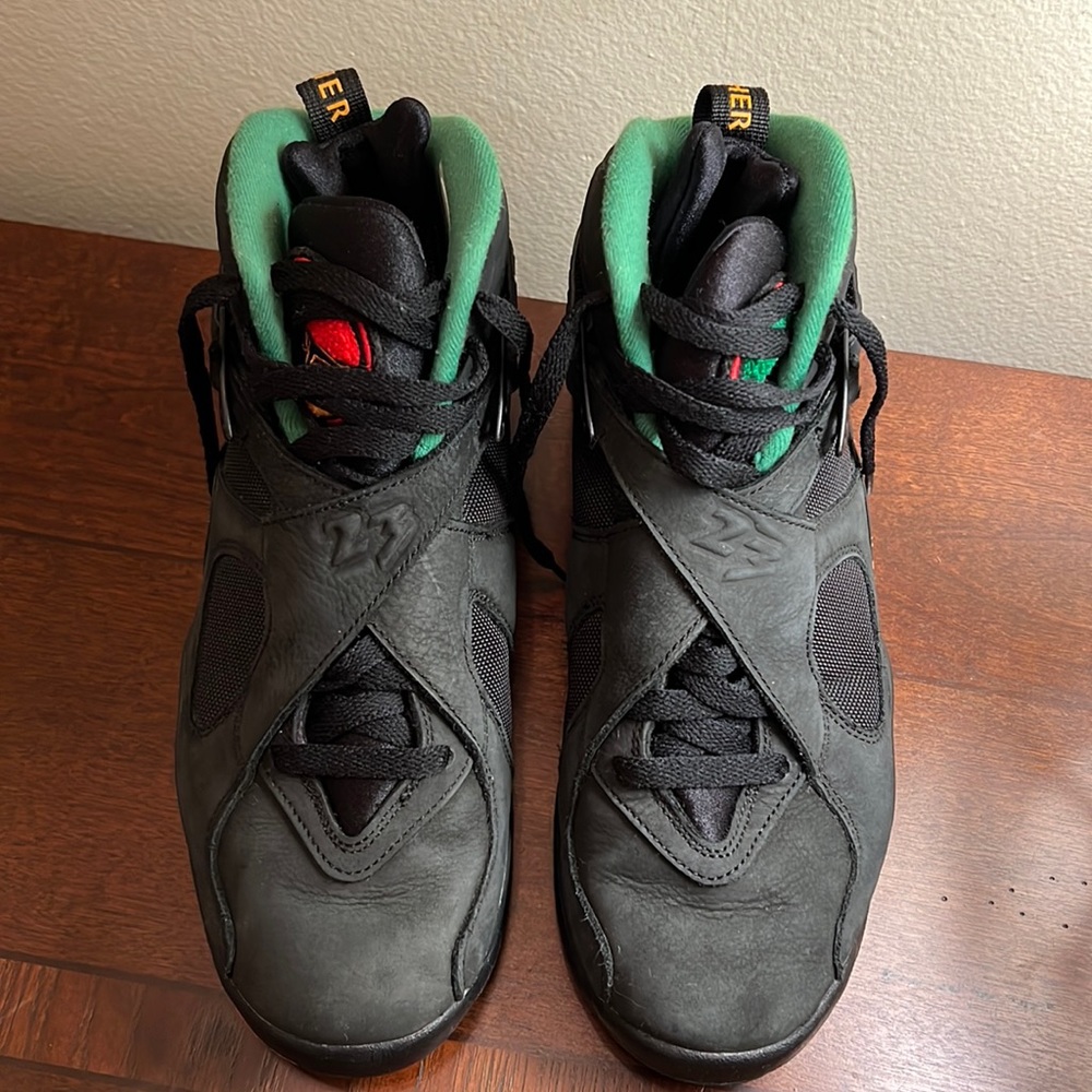 Jordan 8 “Air Raid Black/Green/Yellow/Red/Purple 305381-004